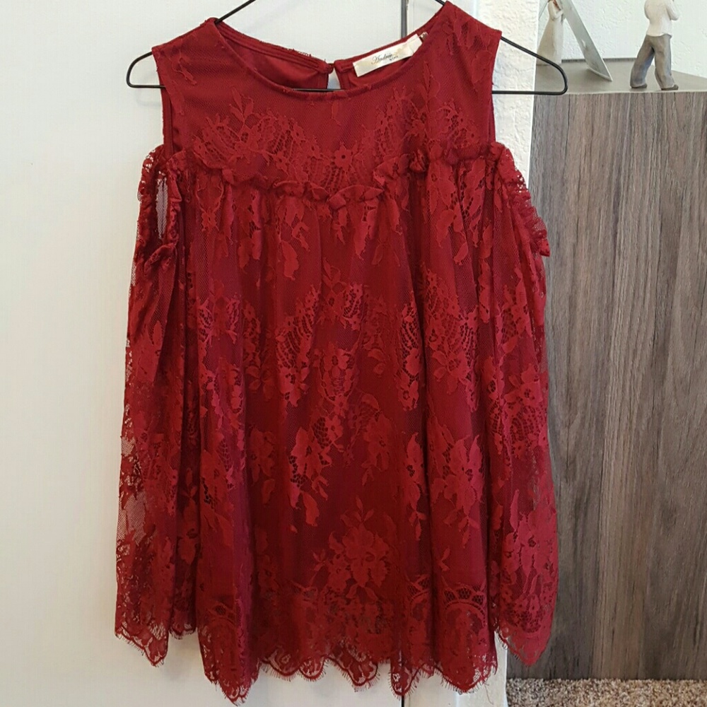 Cold shoulder blouse